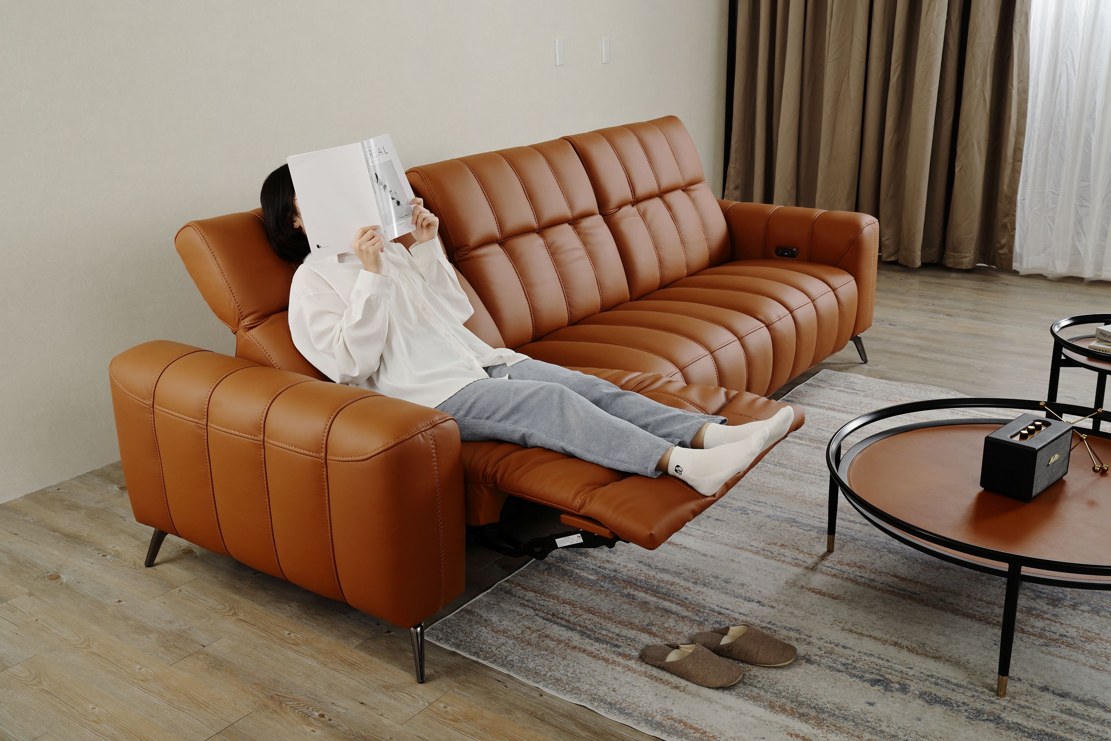 大漢家具電動沙發不只安全，坐起來也非常舒適！