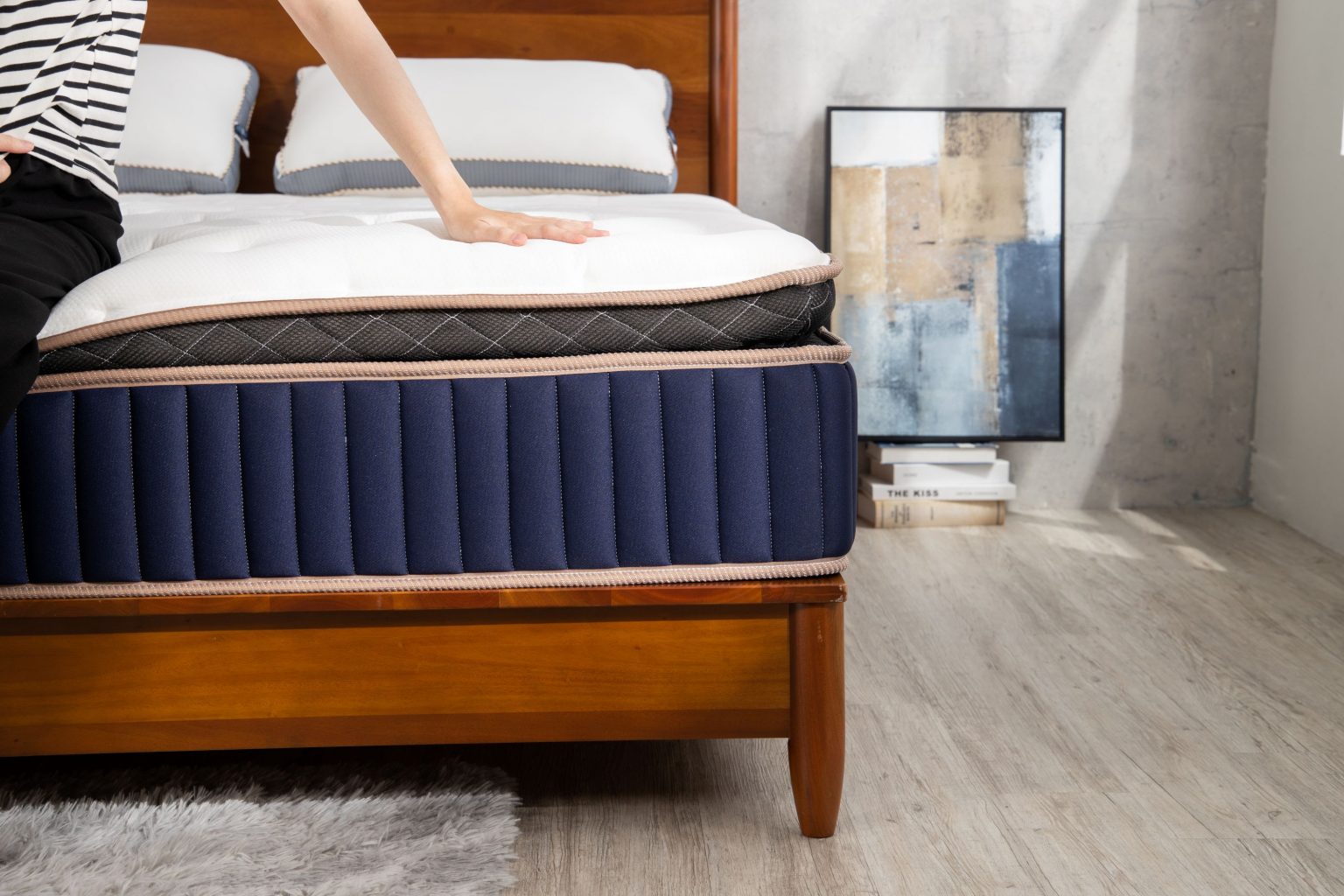 來大漢家具挑一張結構良好的床墊,讓你不用擔心床墊太軟的問題