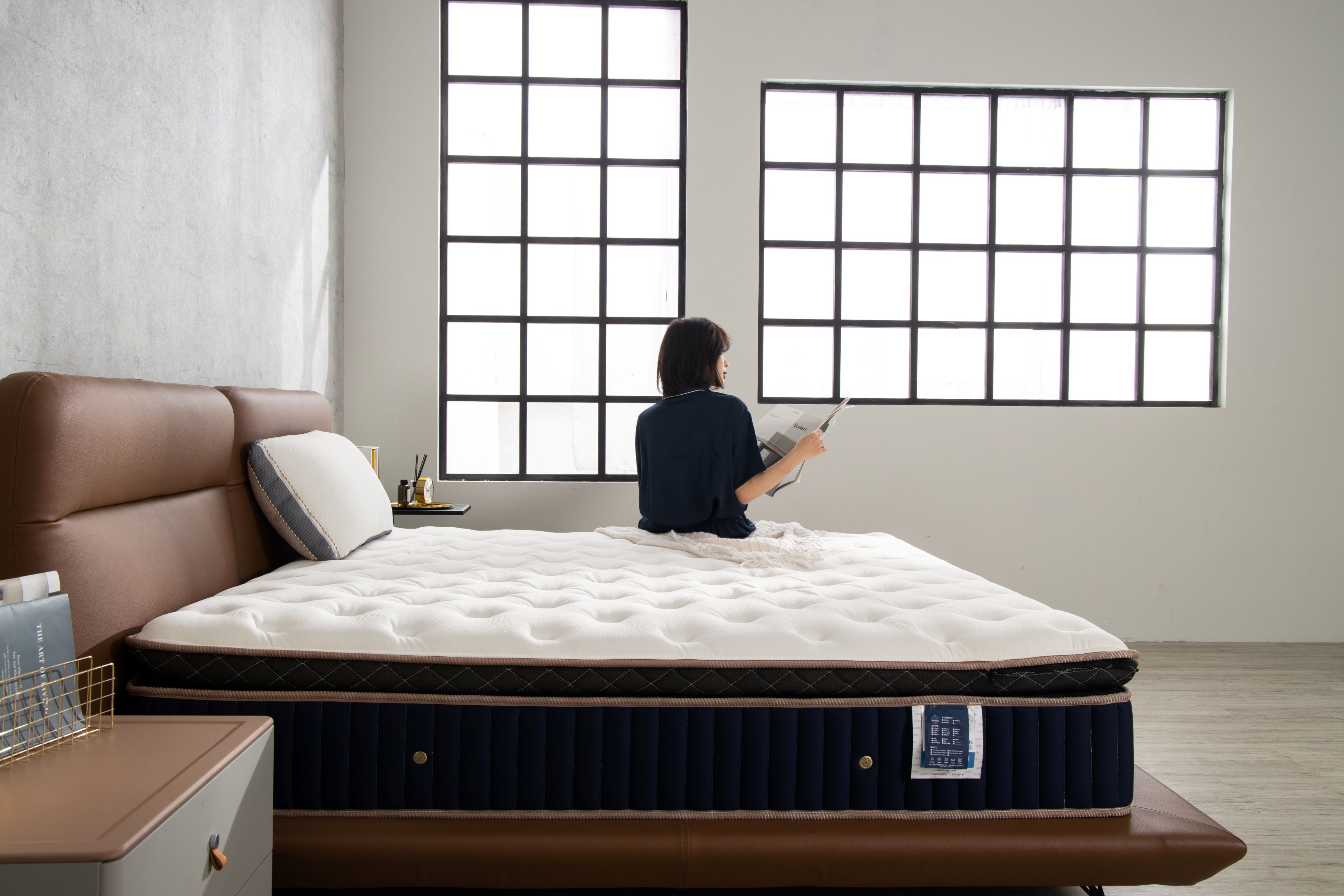 床太軟越睡越累嗎？趕快到大漢家具，挑一張舒服的獨立筒床墊帶回家！