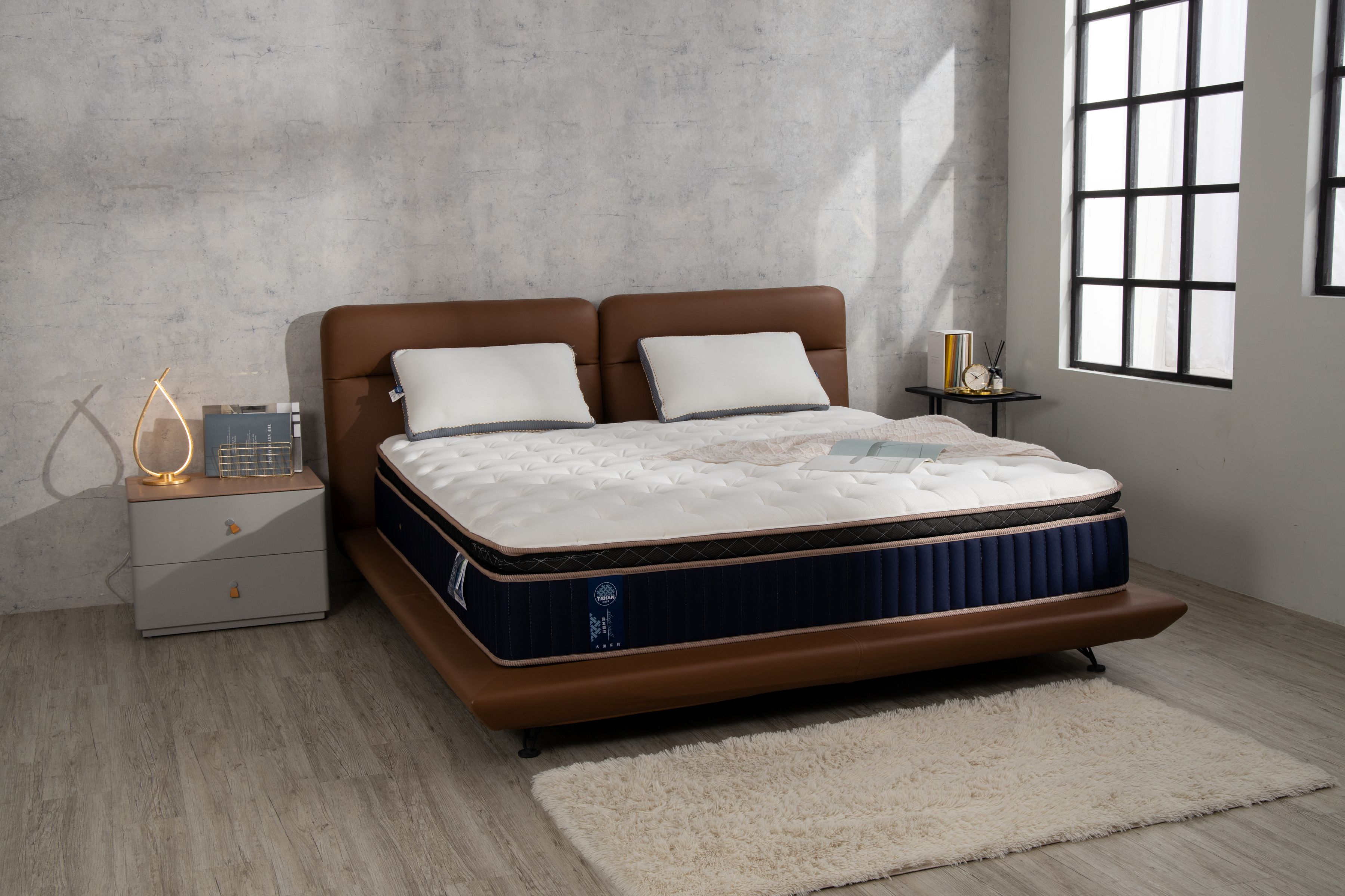 大漢家具的獨立筒床墊貼心設計，讓你不用擔心睡硬床的缺點！