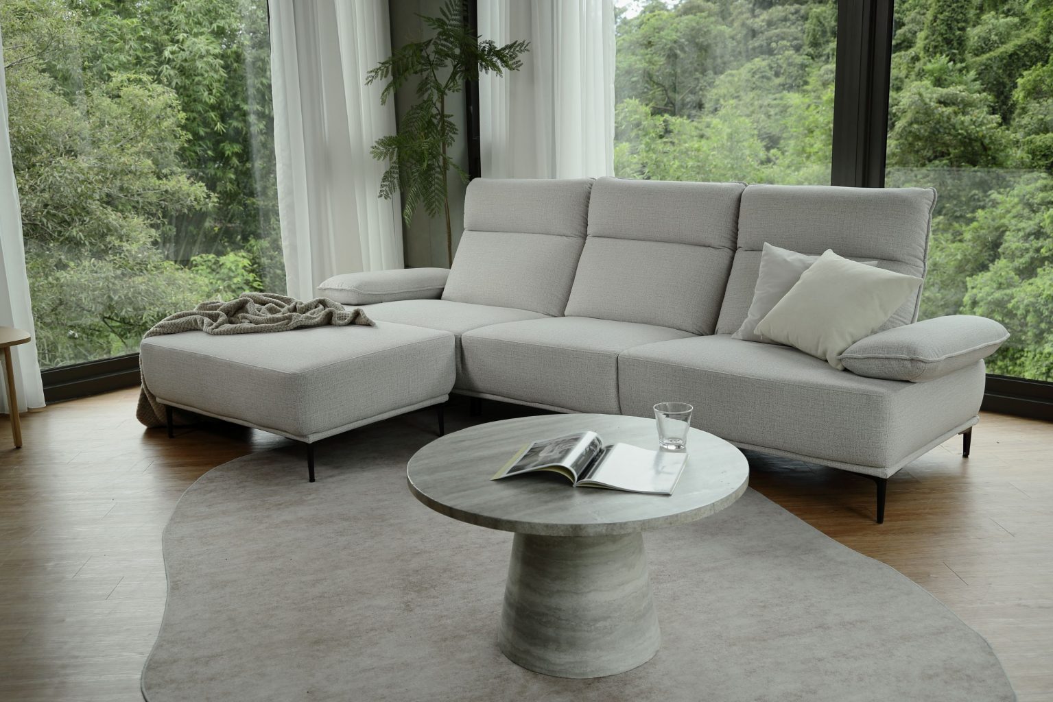 想買一張L型電動沙發嗎？就到大漢家具