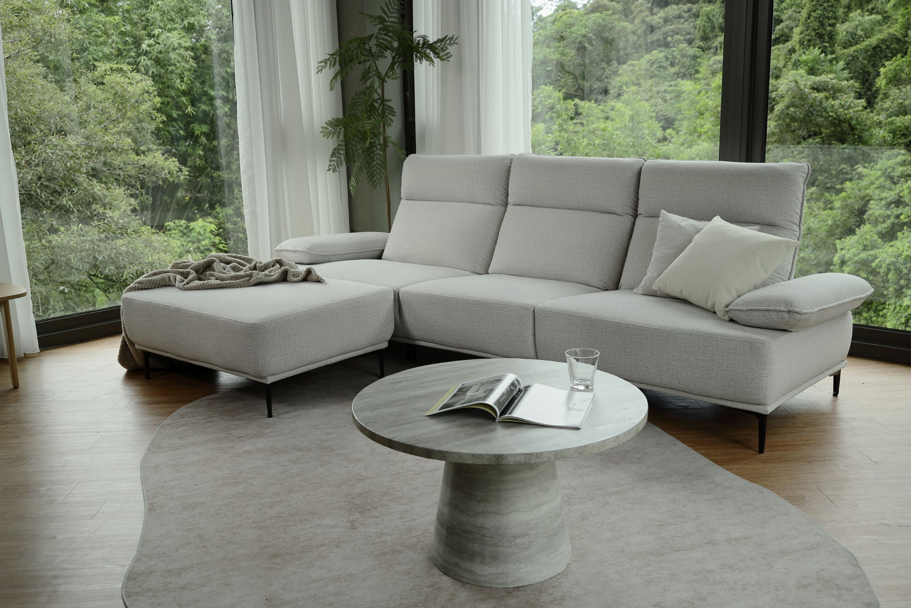 想買一張L型電動沙發嗎？就到大漢家具