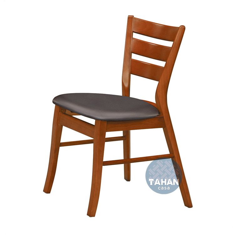 哈倫柚木色餐椅 大漢家具