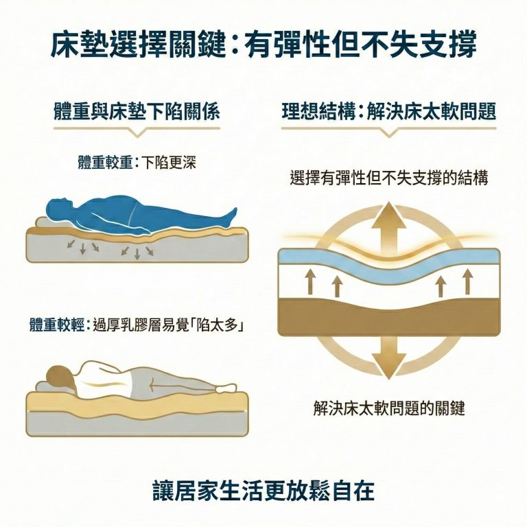 大漢家具提醒,即使床墊很高級,但如果選到不適合的,還是會不舒服,可以到大漢家具門市現場試躺,選擇符合自己需求的床墊