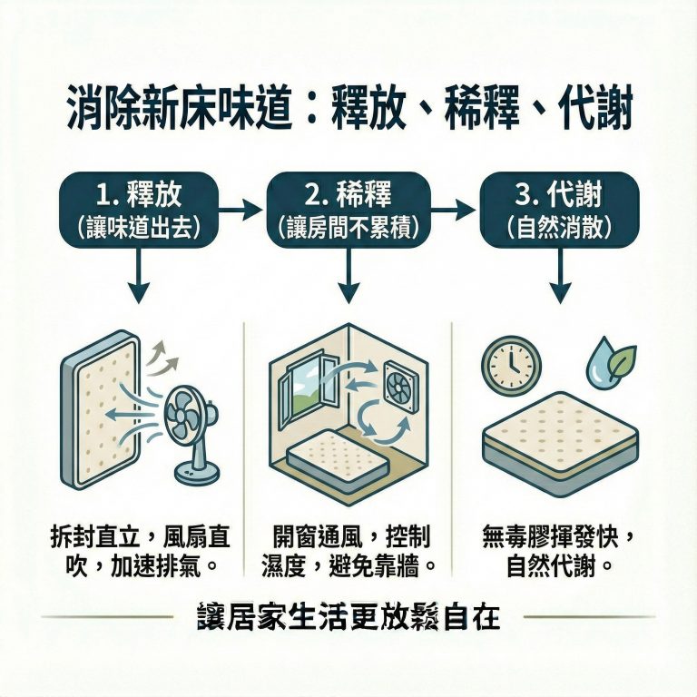 如果想消除新床的味道，可以參考以上這三個步驟