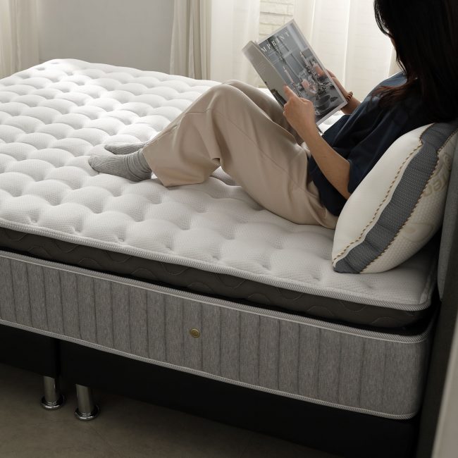 買獨立筒床墊就到大漢家具，讓你不用再擔心床太硬腰痛的問題！